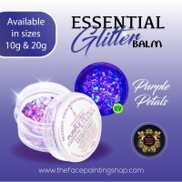 Essential Glitter Balm Purple Petals 10g (Essential Glitter Balm Purple Petals 10g)